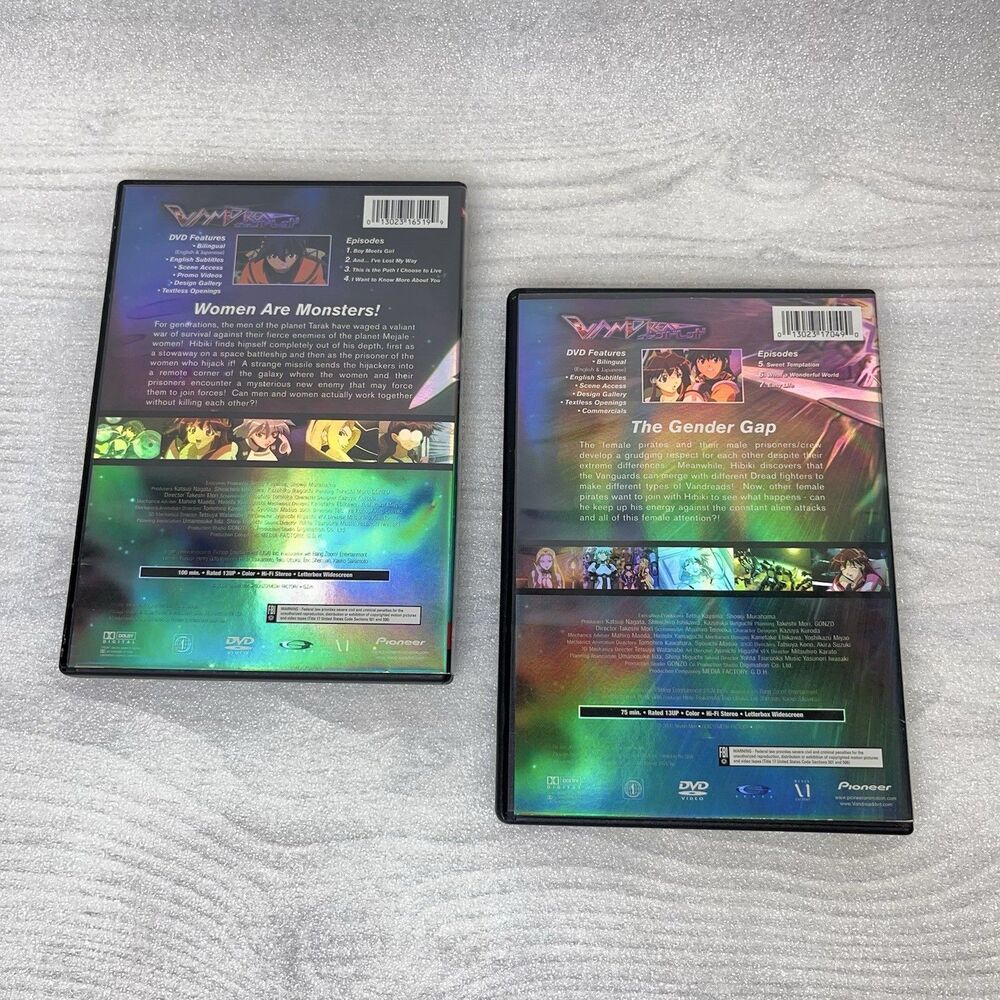 Vandread Vol 1-4 & Vandread Second Stage Vol 1-4 (DVD, 8 Discs Total) Anime - Picture 4 of 15